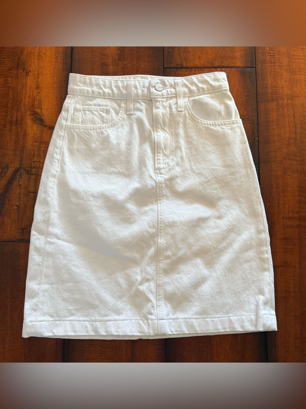 Joe's Jeans White Denim Mini Skirt